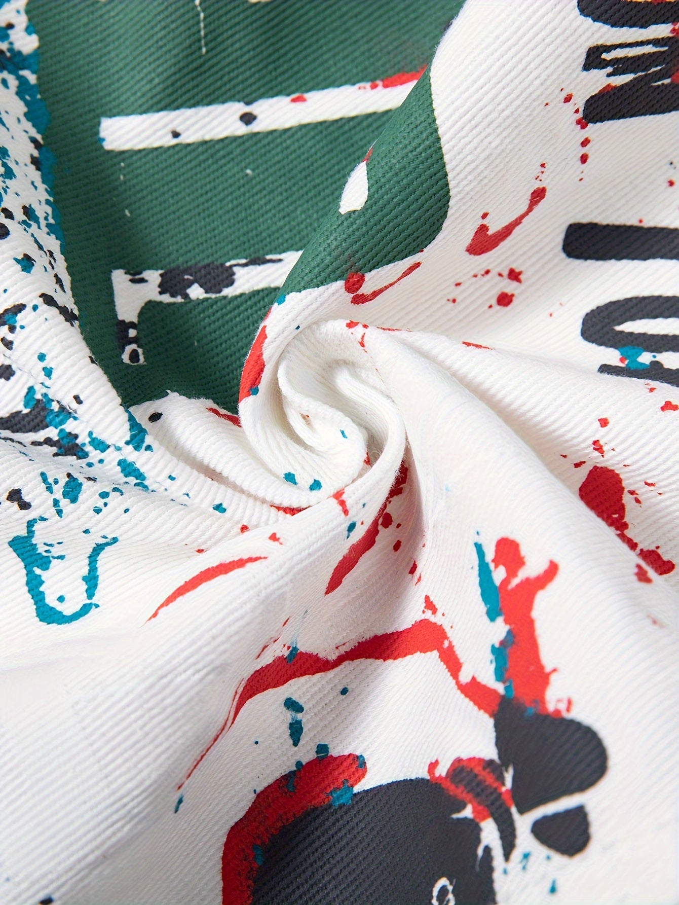 Jaqueta Masculina de Jeans Estilo Grafite Urbano