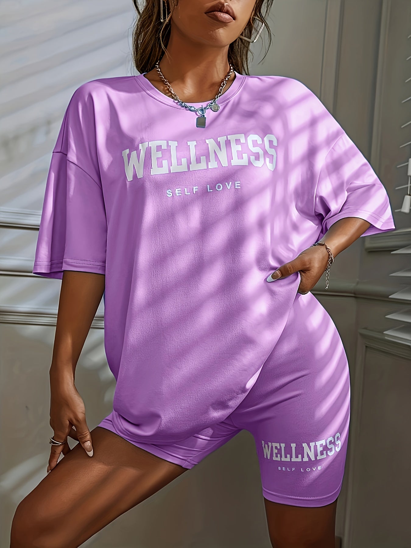 Conjunto Casual Feminino de Duas Peças
