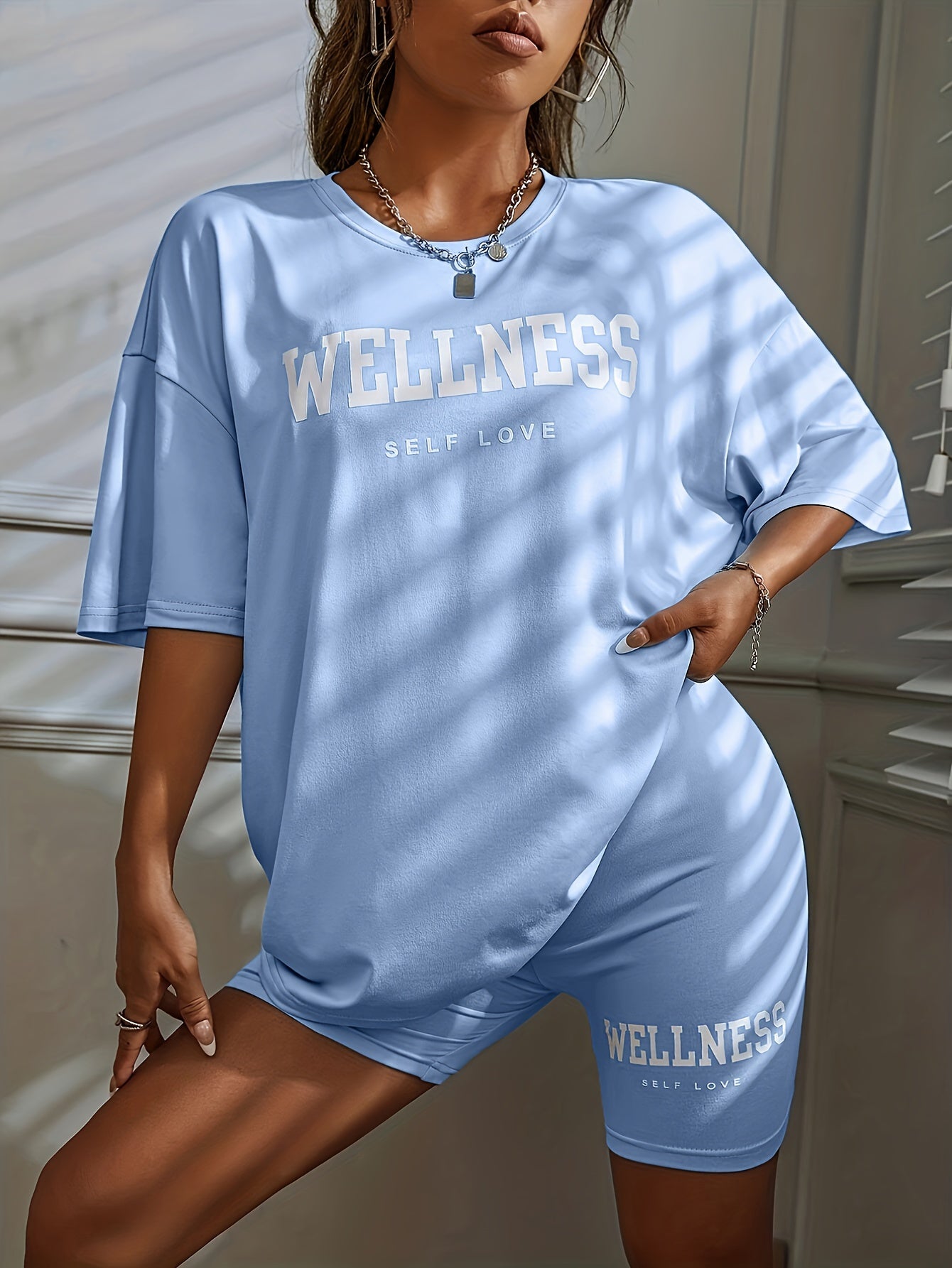 Conjunto Casual Feminino de Duas Peças