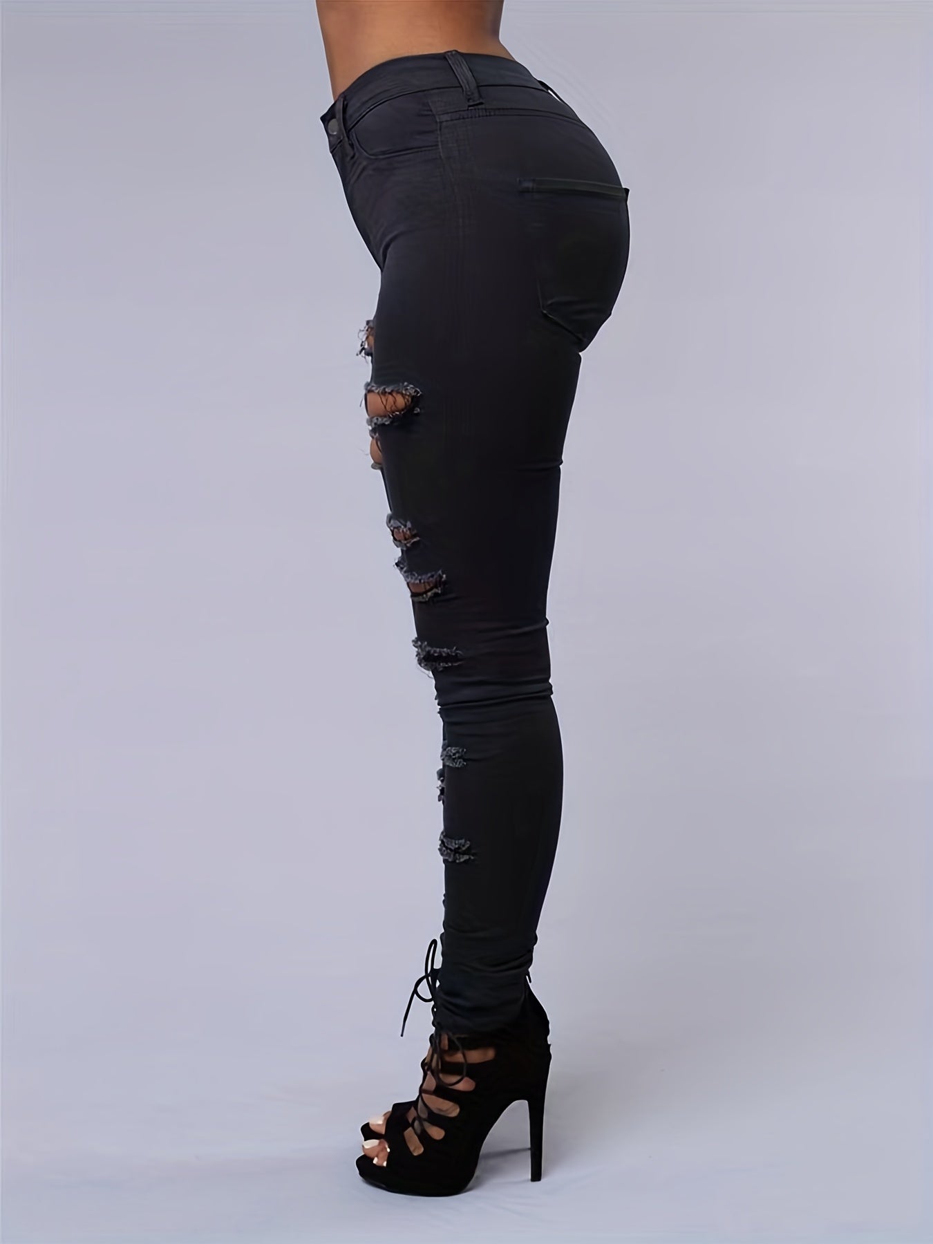 Jeans Femininas Skinny de Cintura Alta