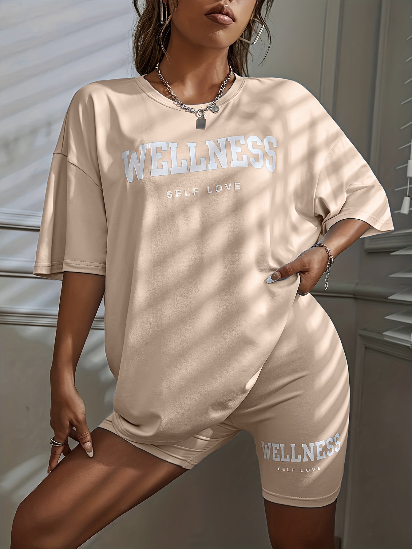 Conjunto Casual Feminino de Duas Peças