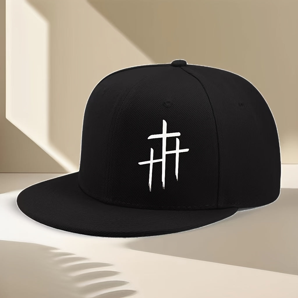 Boné de Beisebol Flat-Brim Hip-Hop
