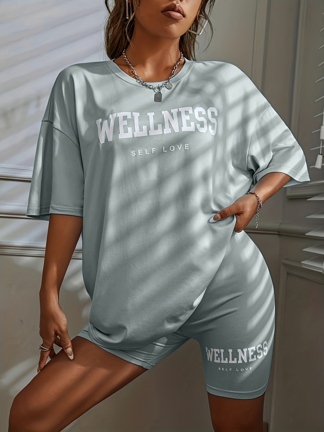 Conjunto Casual Feminino de Duas Peças