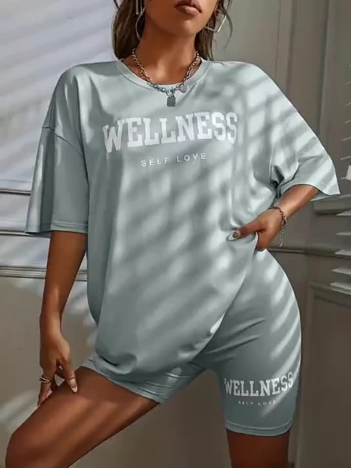 Conjunto Casual Feminino de Duas Peças