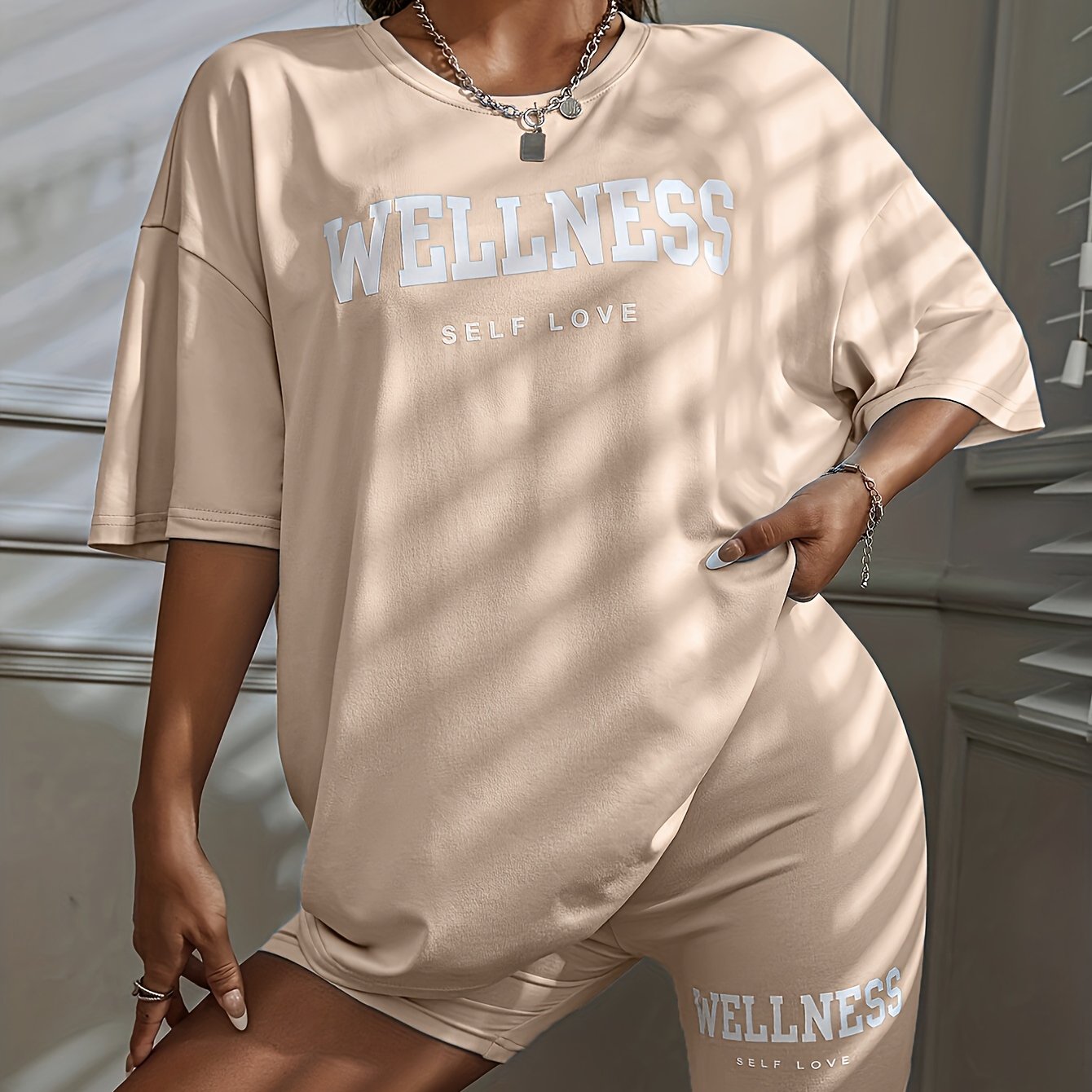 Conjunto Casual Feminino de Duas Peças