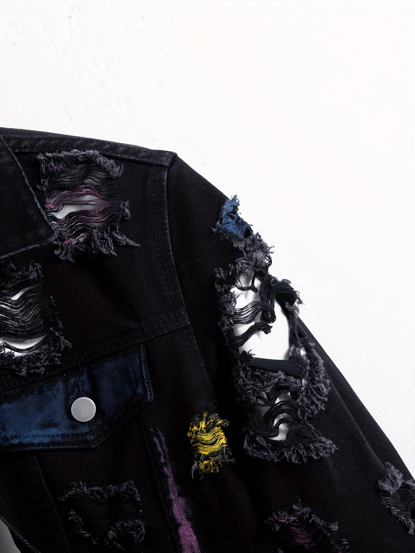 Jaqueta Masculina Jeans Desfiada e Estilosa