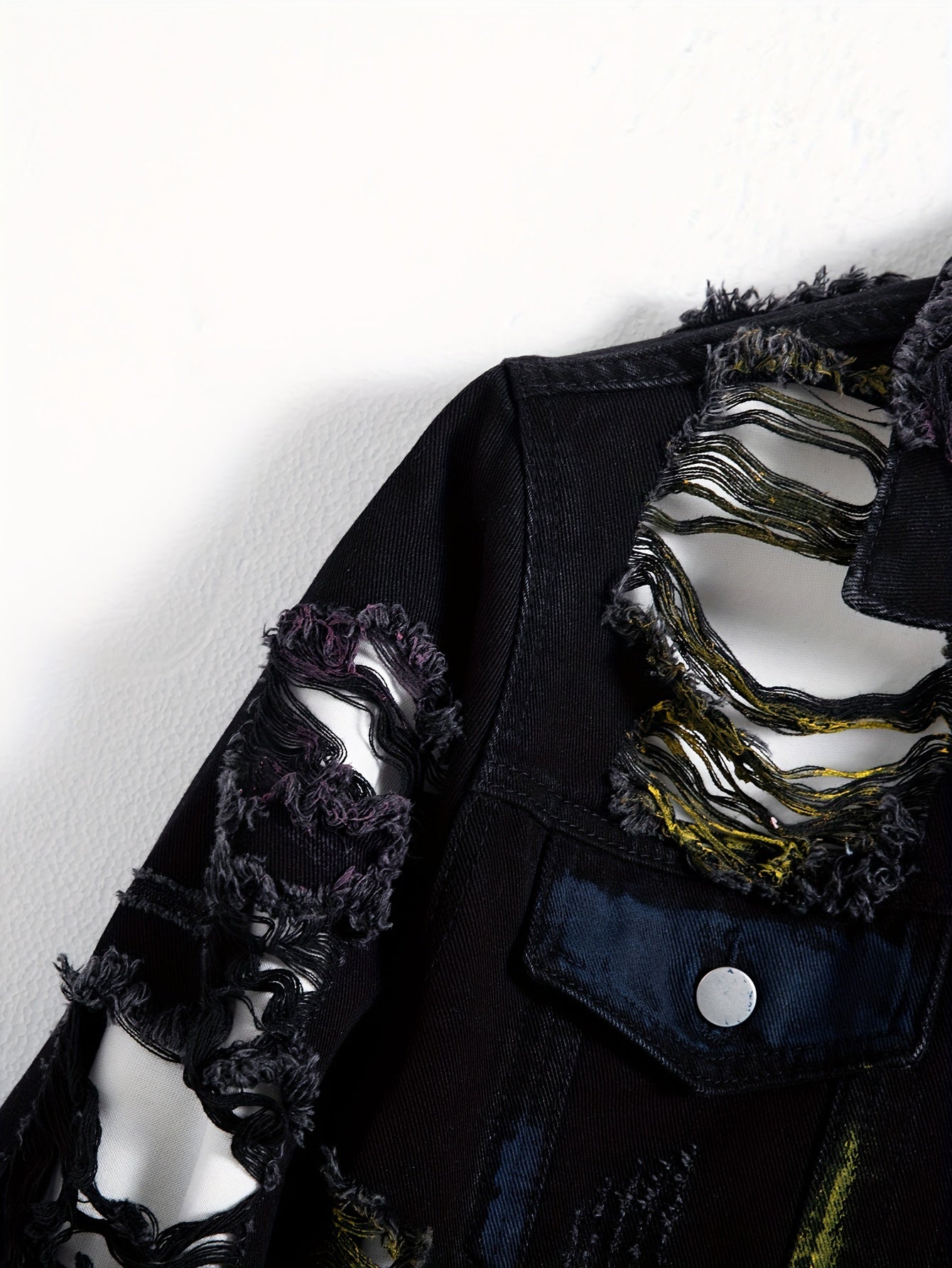 Jaqueta Masculina Jeans Desfiada e Estilosa